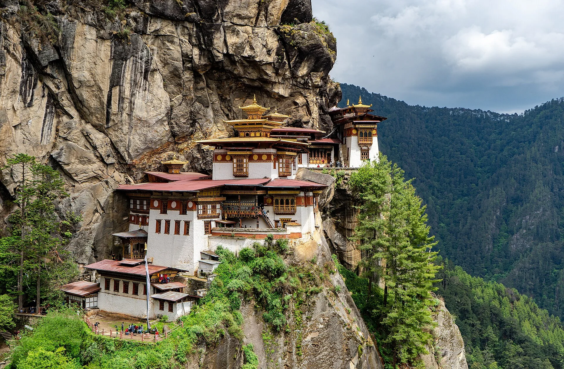 Paro Taktsang, the Tiger's Nest monastery in Bhutan